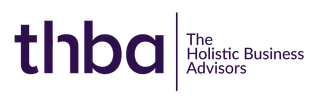 Company logo in purple. THBA text on the left and The Holistic Business Advisors text on the right.